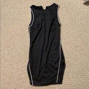 Thigh slit bodycon dress